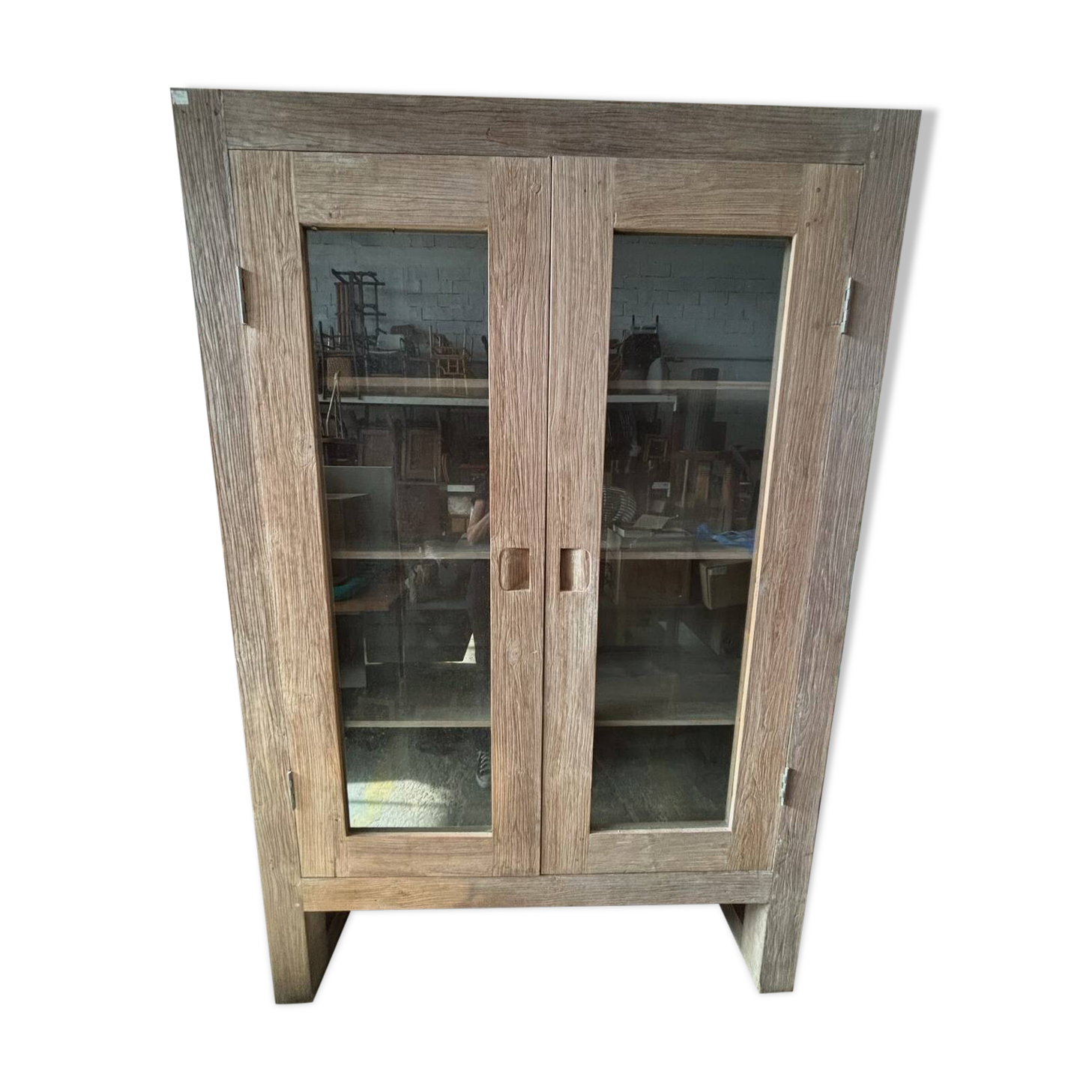 Glass cabinet in solid teak Sempré 2015