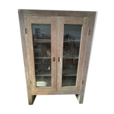 Armoire vitrée en teck massif Sempré 2015