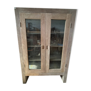 Armoire vitrée en teck massif Sempré 2015
