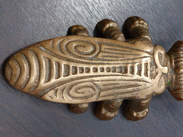 Vintage bronze beetle