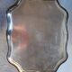 Silver metal tray 57 cm early 20th rectangle
