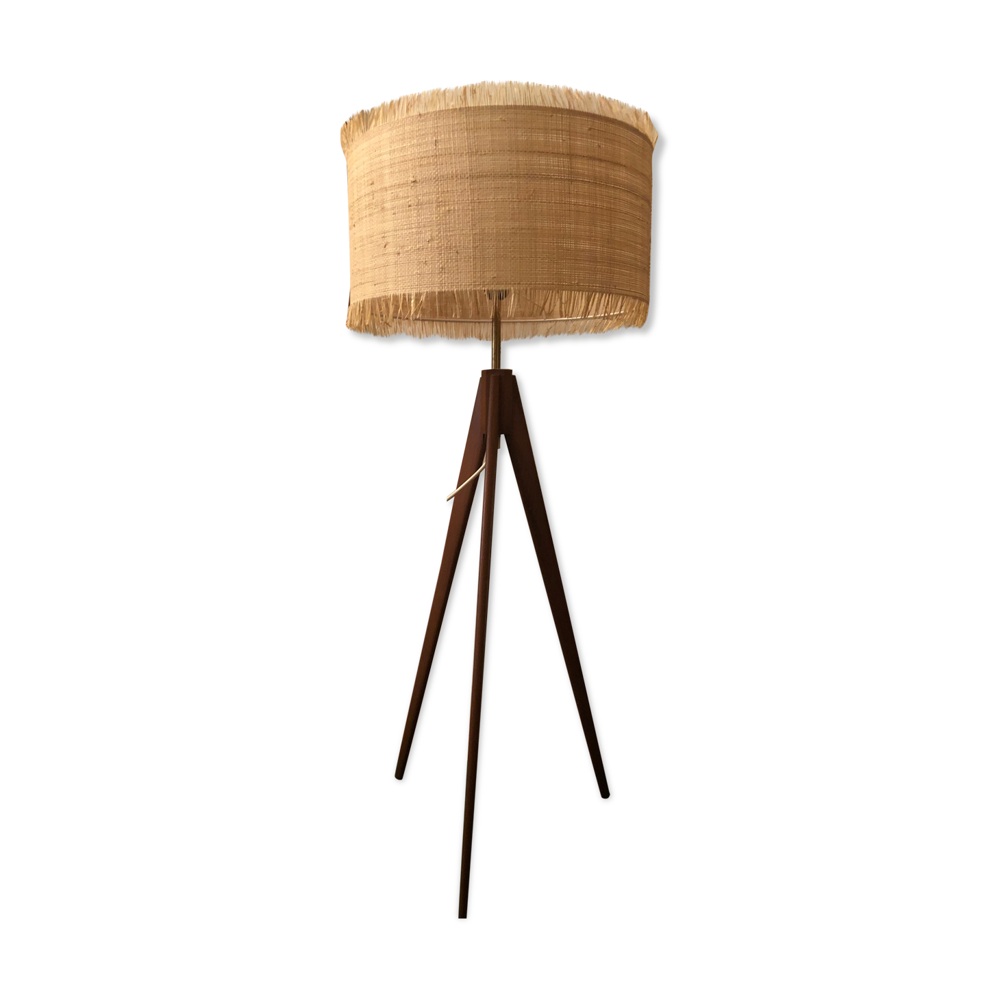 Triplet lamp teak style 60s