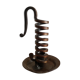 Spiral cellar rat candle holder - vintage