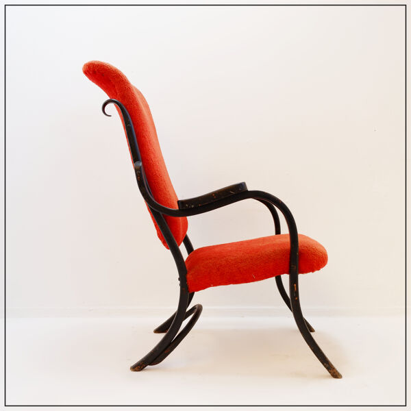Fauteuil en bois courbé de Jacob & Josef Kohn, années 1890