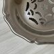 Silver-plated shell butter dish