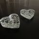 pair of heart candlesticks 1960