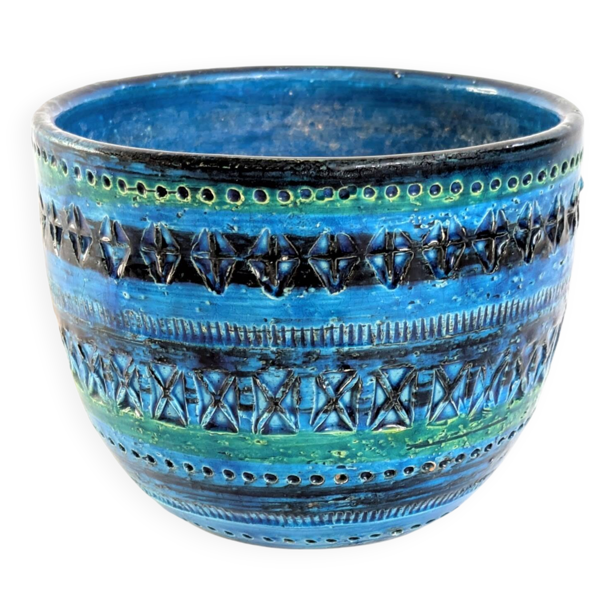 Bitossi Planter | Italian Ceramics by Aldo Londi | 1960s