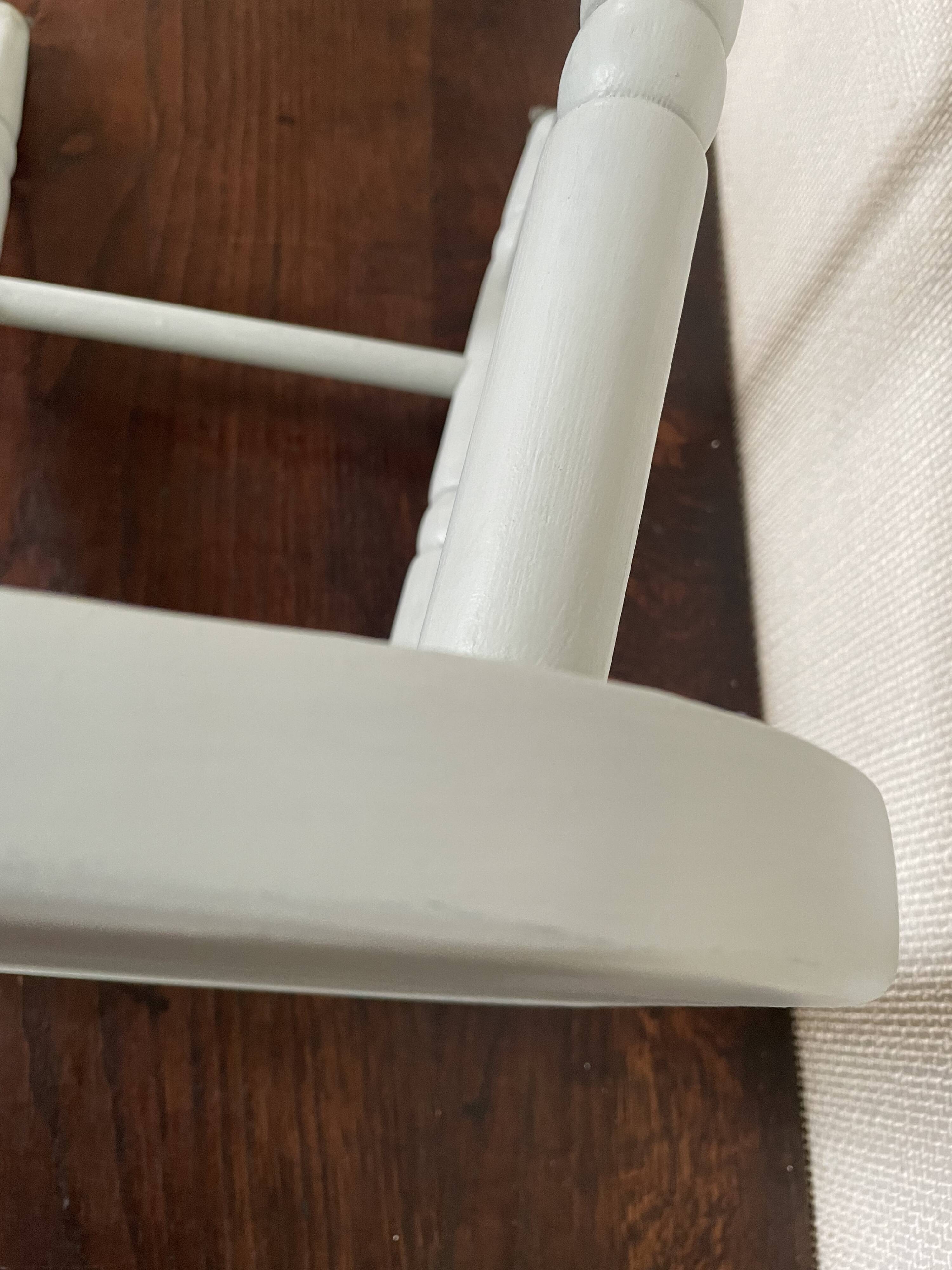 Celadon green pine stool