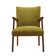 Fauteuil danois vert, années 1960