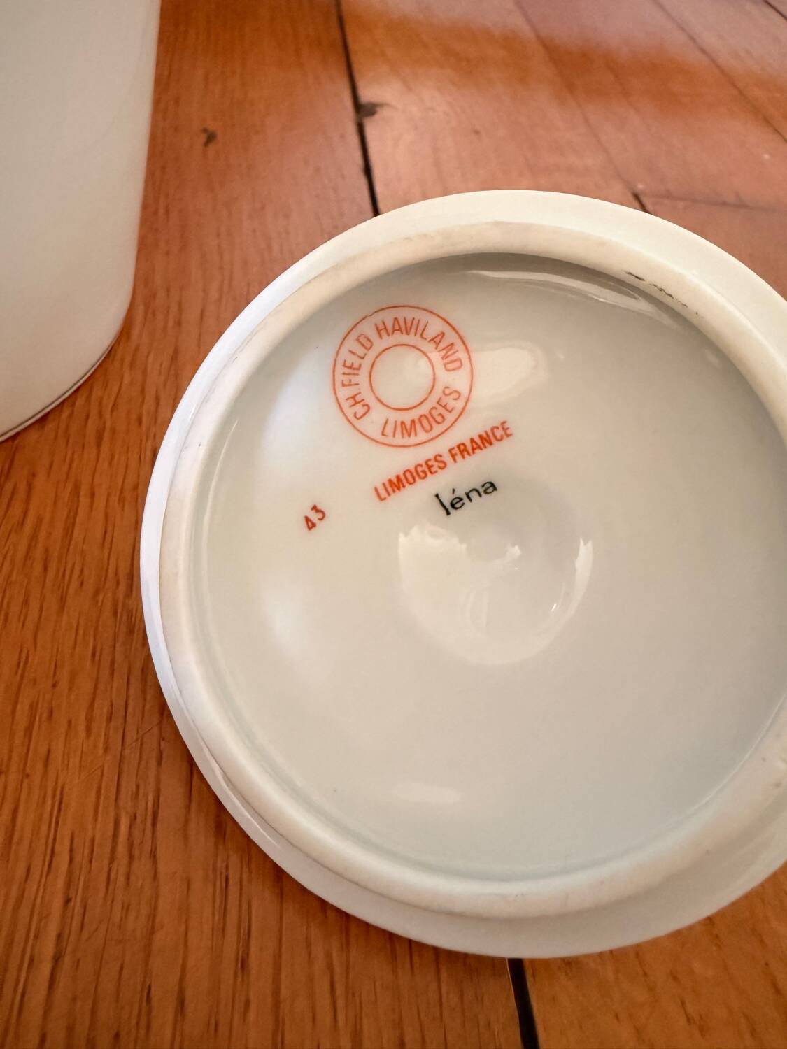 Limoges porcelain teapot