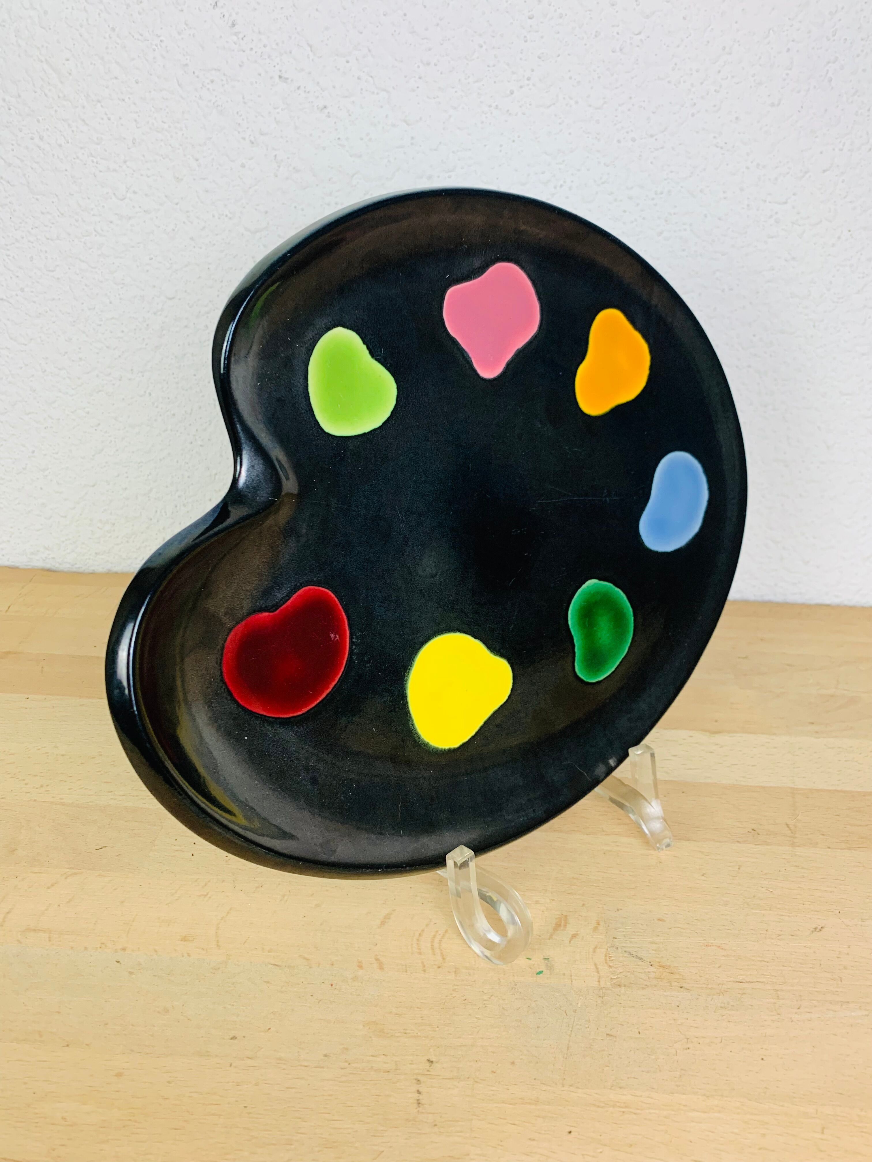 Flat palette of painter Elchinger 60s