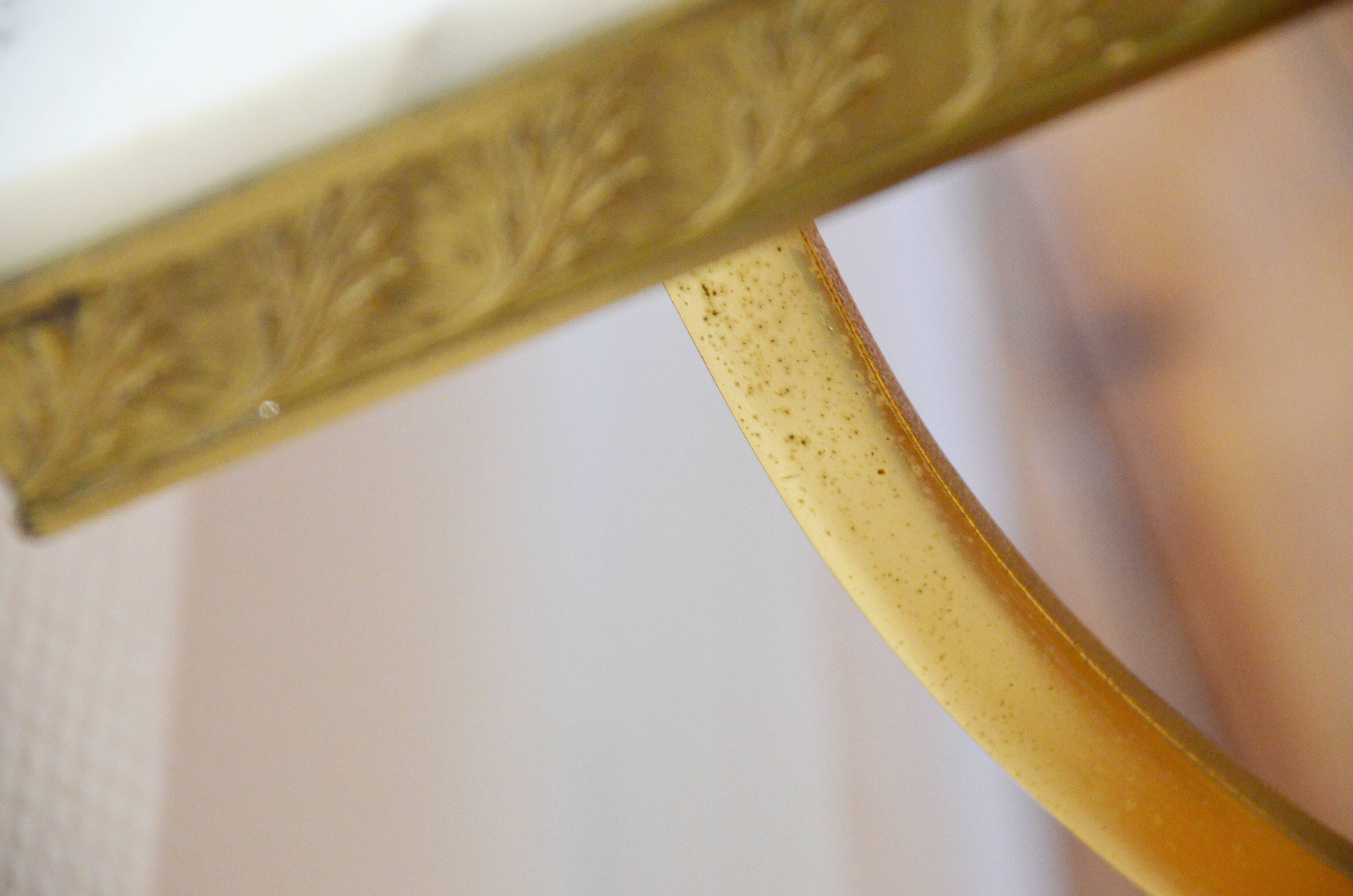 White marble coffee table vintage 60s