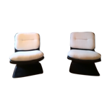Two Albert Jacob armchairs