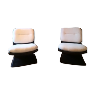 Deux chauffeuses Albert Jacob
