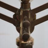 Chandelier en métal doré