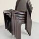 Set of 5 Selene plastic chairs designed by Vico Magistretti Artemide