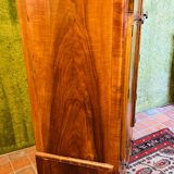 Art decó vintage Brocante burr walnut compactum wardrobe 1920-1930