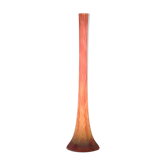 Vase soliflore en verre marbré Daum