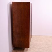 Elegant oak wardrobe U-450 by Jiří Jiroutek for Interiér Praha, 1960´s