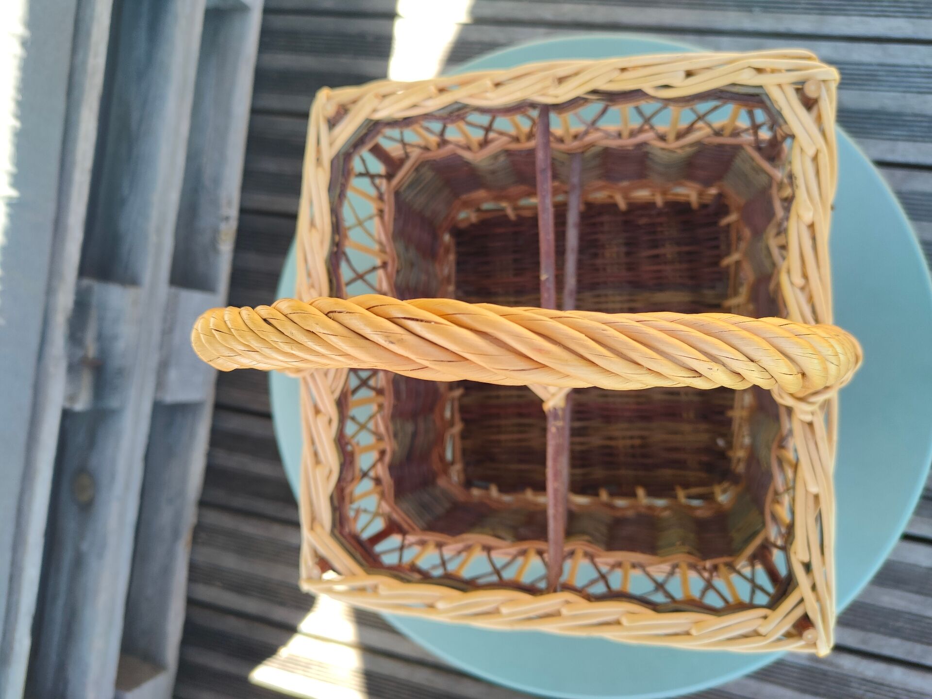 Vintage wicker basket