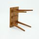 Carl Malmsten solid pine stool by Svensk Sweden 1940s