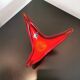 Spanish opaline red glass cup