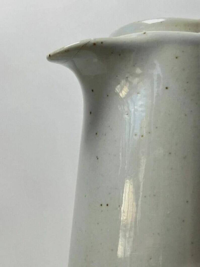 Vintage stoneware coffee pot / jug from Brenne – Grand Feu model, 1970s