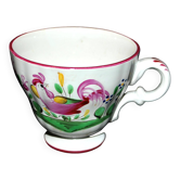 Tasse à café coq en faïence de Saint-Clément