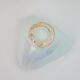 Small bowl or empty pocket in iridescent sky blue ceramic Vallauris circa 1950