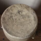 Glazed stoneware pot with two handles