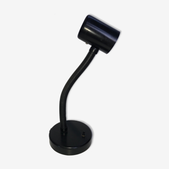 Lampe de bureau noire fabriquée en RDA