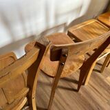 Mismatched set of 4 bistro chairs