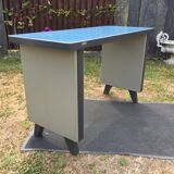 Modernist industrial and vintage console table in Stafor brand metal