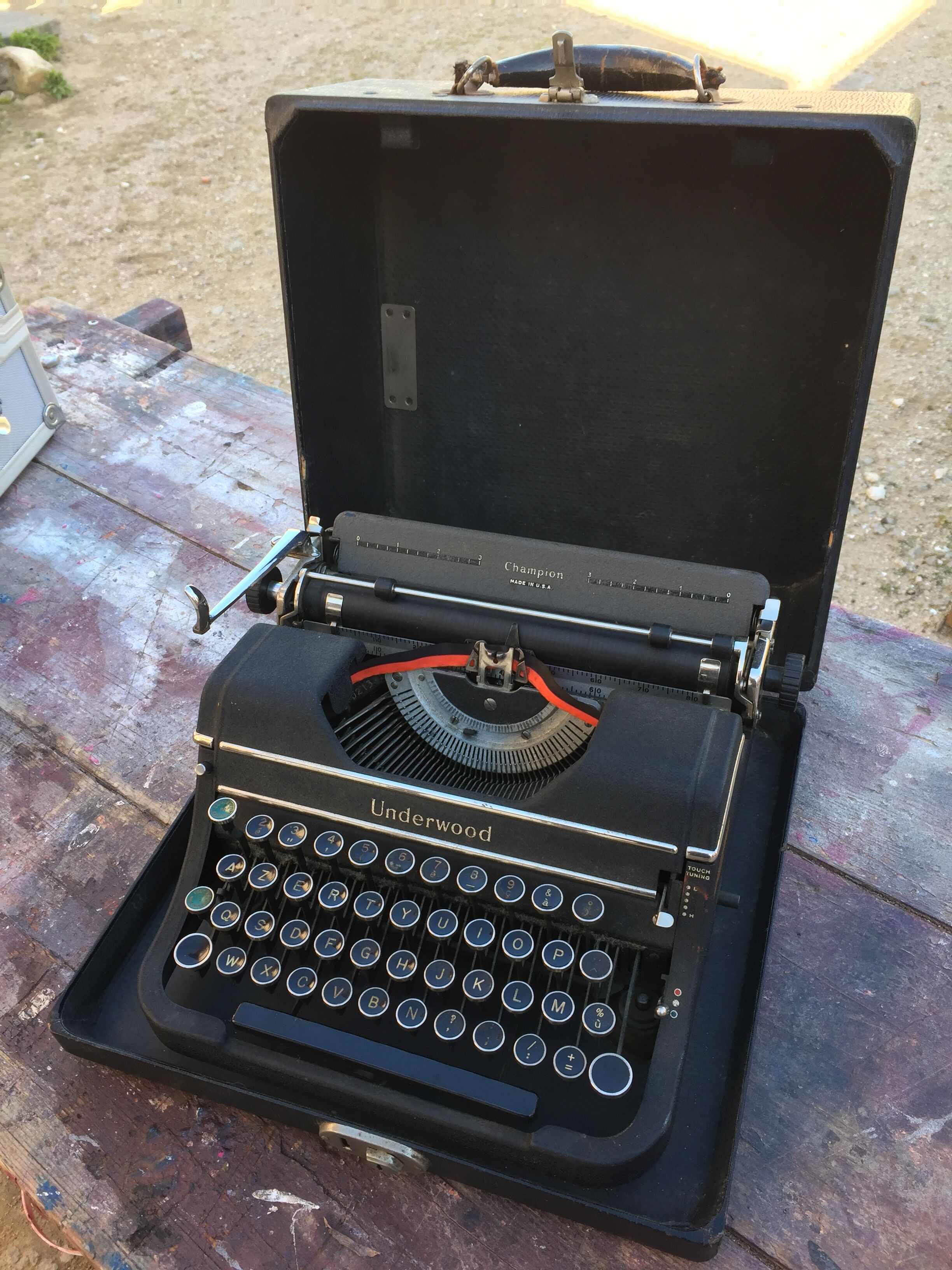 Champion Underwood Typewriter Made in the USA