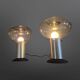 Set of 2 space age lamps by Süssmuthglas, Germany 1960s