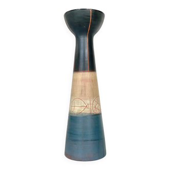 Vase en céramique par Jacques Innocenti, vallauris, 1957