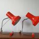Pair of Mid-Century Table Lamps, Napako, Josef Hurka, 1970s