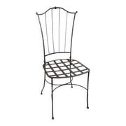 6 handcrafted wrought iron Provençal chairs