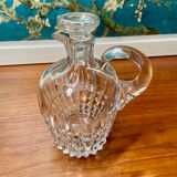Carved crystal decanter