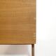 Wooden and rattan chest of drawers from the 60s.