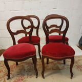 Series of 4 chairs
