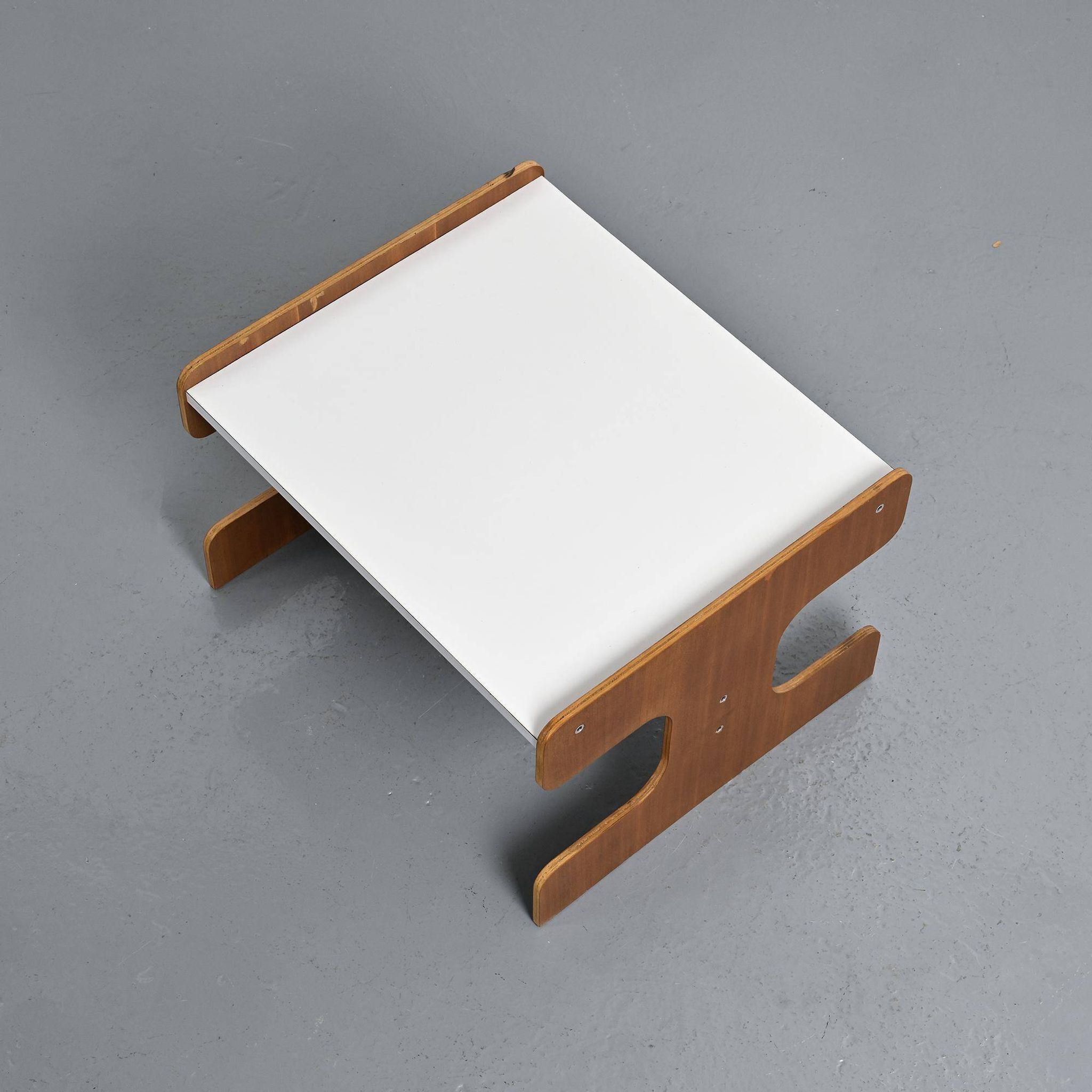 Plywood and laminate coffee table, Negroni, circa 1970