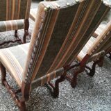 Lot of 6 sheep bone chairs