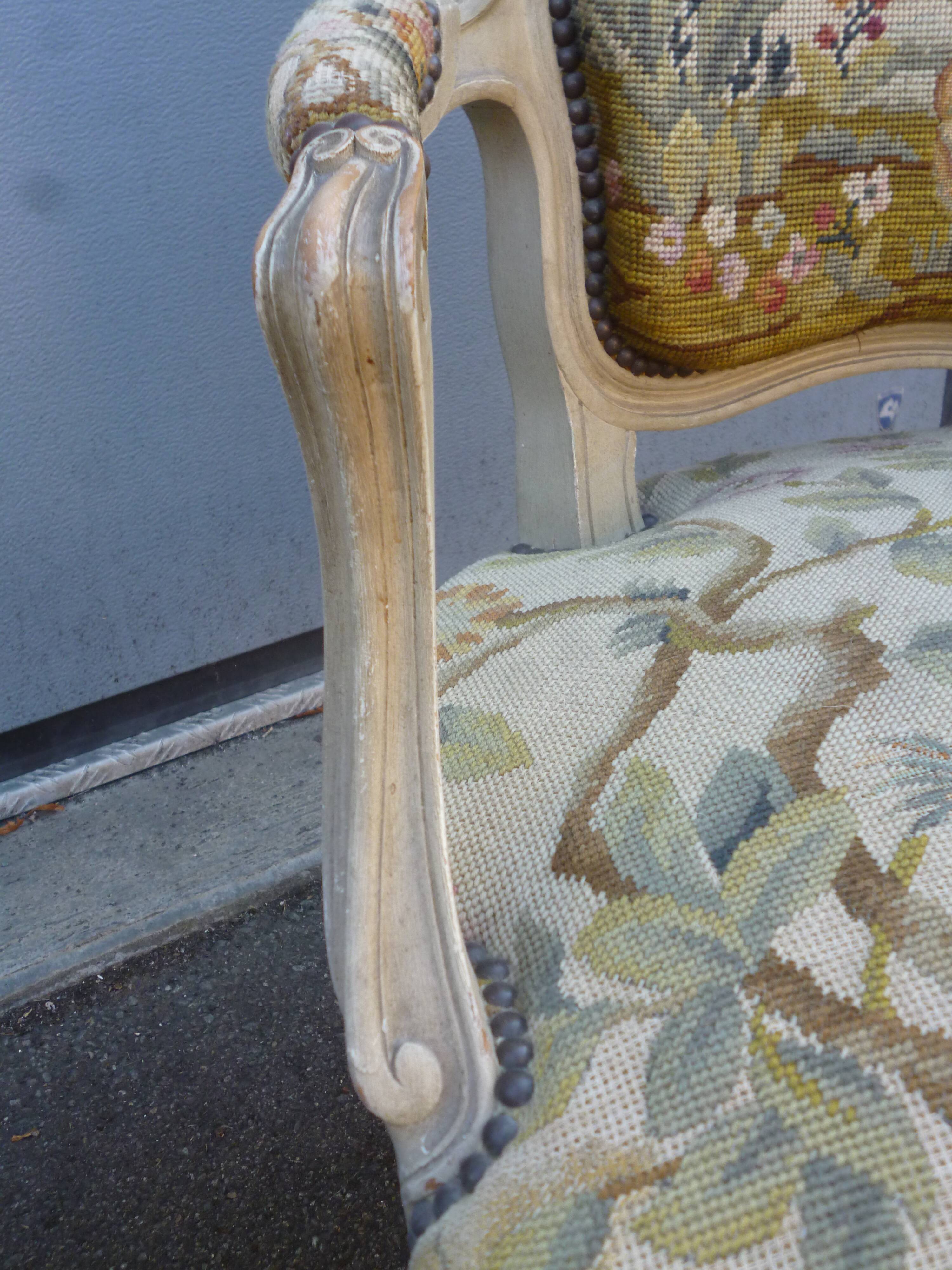 Beautiful pair of Louis xv armchair