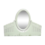 Mirror trumeau old gray
