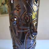 Vase sculpture from the artist residencies at the Ravel pottery workshop.