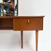 Vintage dressing table with fold-out mirrors, 1950’s