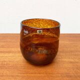 Vintage Swedish glass vase by Milan Vobruba for Gusum Sweden