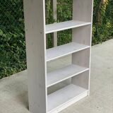 Scandinavian solid wood beige bookcase