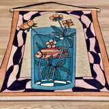 Large silk hanging decoration.